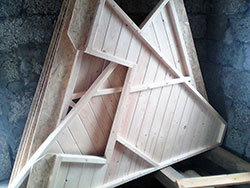 Крыша деревянные заготовки гриль-домик Чародей
